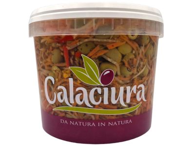 calaciura categorie conserve sottolii antipasto a filetti fantasia in olio secchiello kg 5 3 calaciura 0
